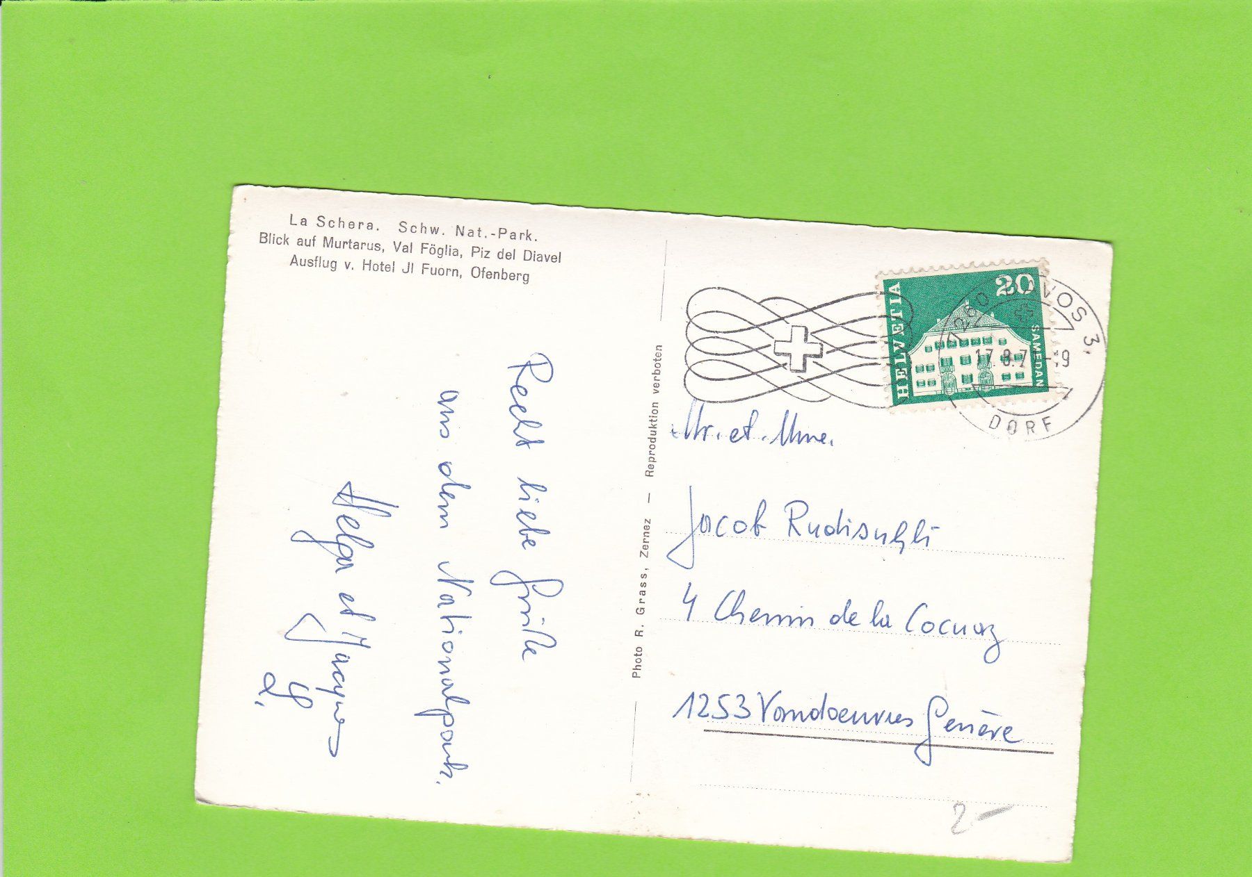 Cartes postales: La Schera – D'occasion à St. Peterzell par neckertal 1