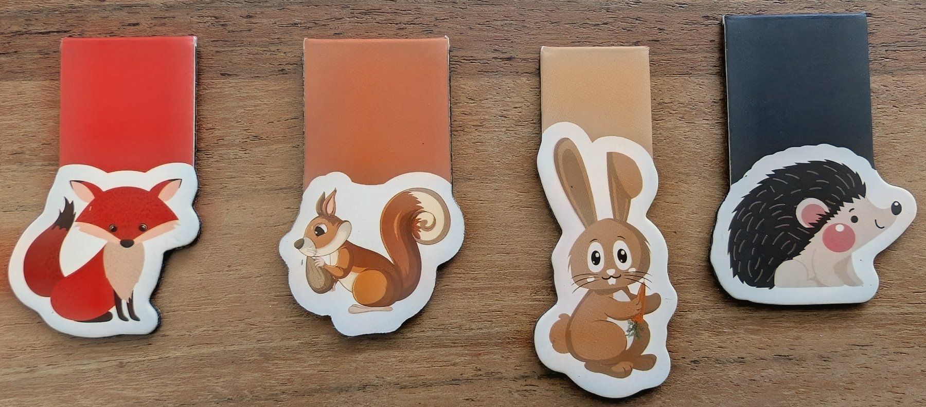 Sonstiges zum Sammeln & Seltenes: neu: 4x Tiere Kinder-Magnet-Buchzeichen – Neu (gemäss Beschreibung) aus Zürich von Milk-and-Chicken