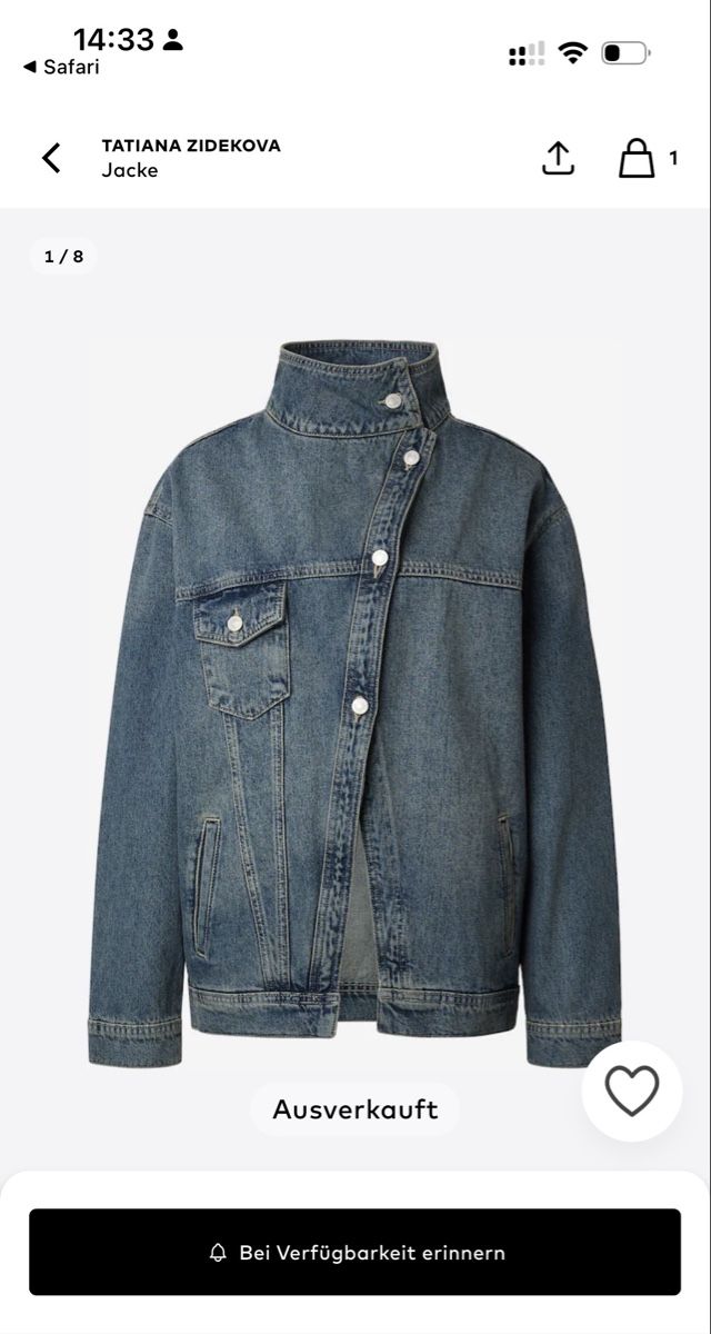 Giacche: Blue denim jacket – Nuovo (secondo la descrizione) da Wädenswil venduto da katdede 2