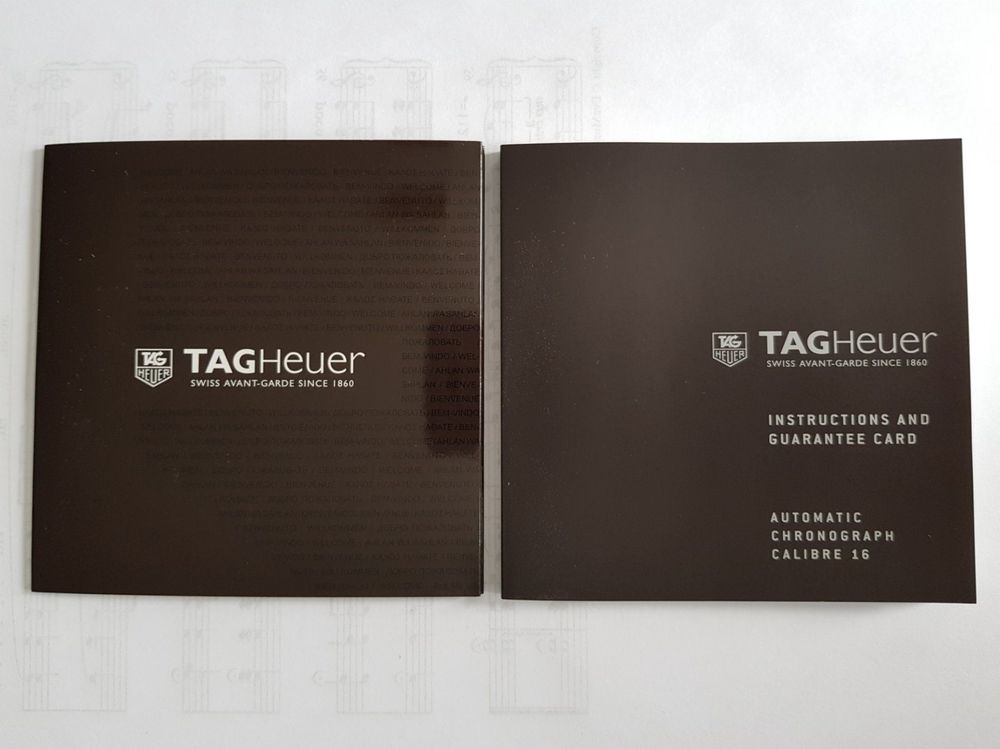 Tag Heuer calibre 16 mode d emploi pub Acheter sur Ricardo