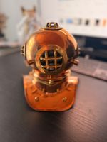 Deko-Taucherhelm aus Kupfer & Messing (Vintage & Maritim)