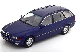 Modellauto BMW 540i E39 Limousine 1995 blaumetallic KK-Scale 1:18 Metallmodell (Türen