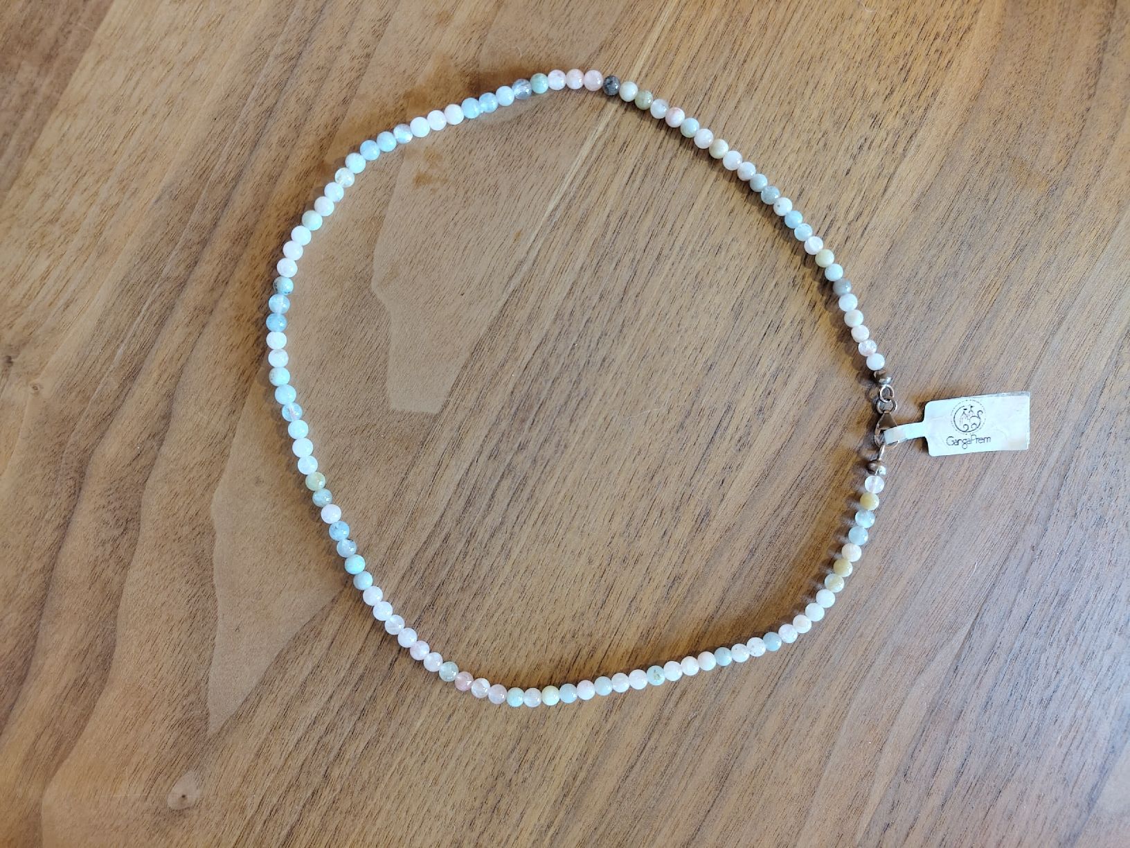 Catenine: Kette aus Morganit – Usato da Zürich venduto da betzec