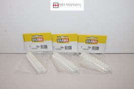 Brawa 3x 3094 Listerklemme, 95mm 12 Anschlüsse Elektro Bau