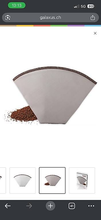 Altro per la casa: Kaffeedauerfilter Gr. 2, WEISS, neuwertig & originalverpackt – Nuovo (secondo la descrizione) da Zürich venduto da nad_52mr 2