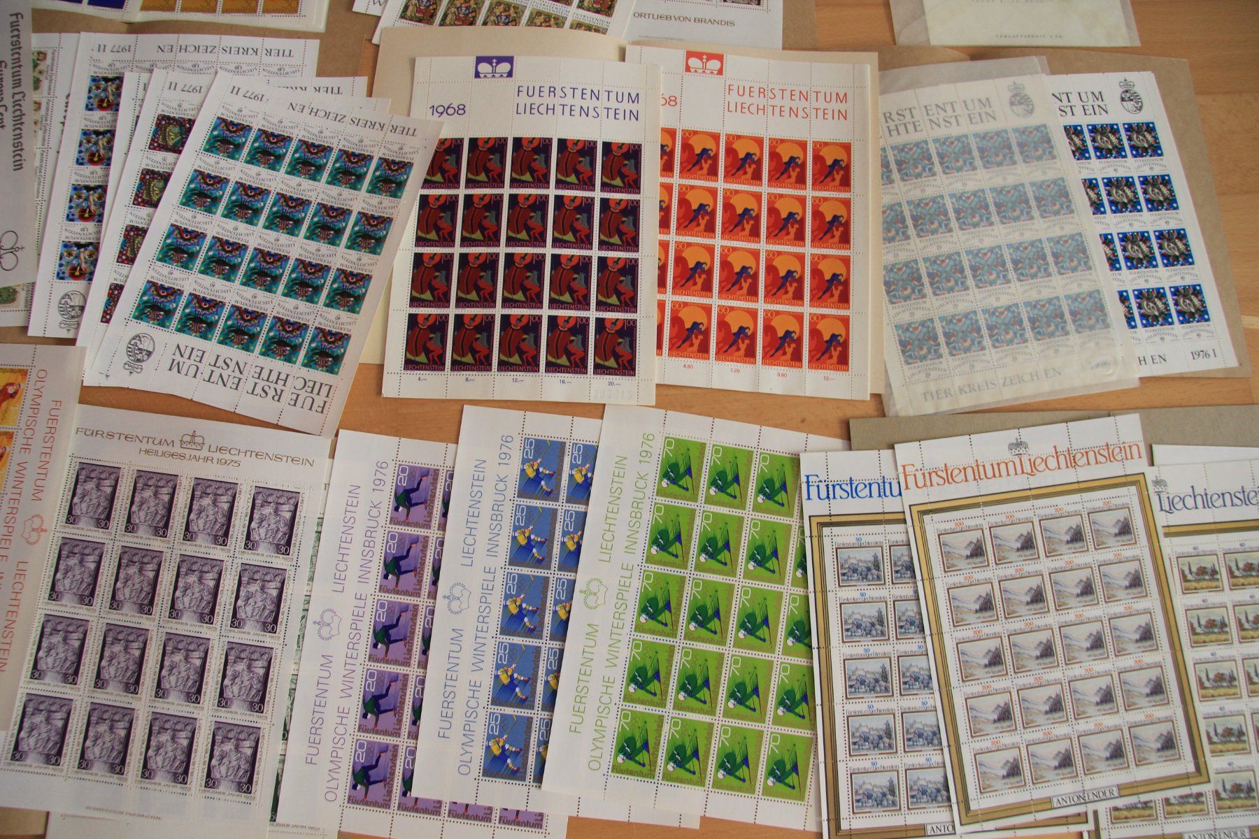 Alle Briefmarken: Riesige Lichtensteinsammlung – Gebraucht aus Schlieren von Sternstunde2 9