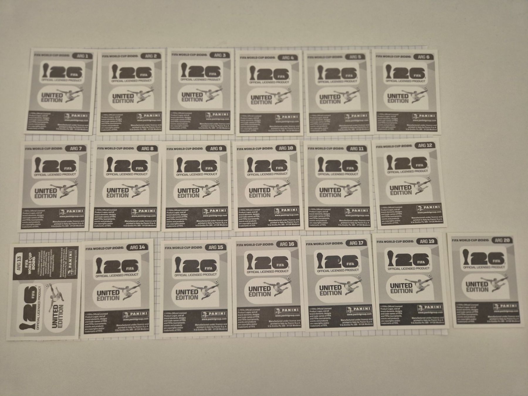 Panini Carte collezionabili: WM Panini Sticker 2026 Argentinien inkl. Messi – Usato da Uster venduto da Ausmister12 1