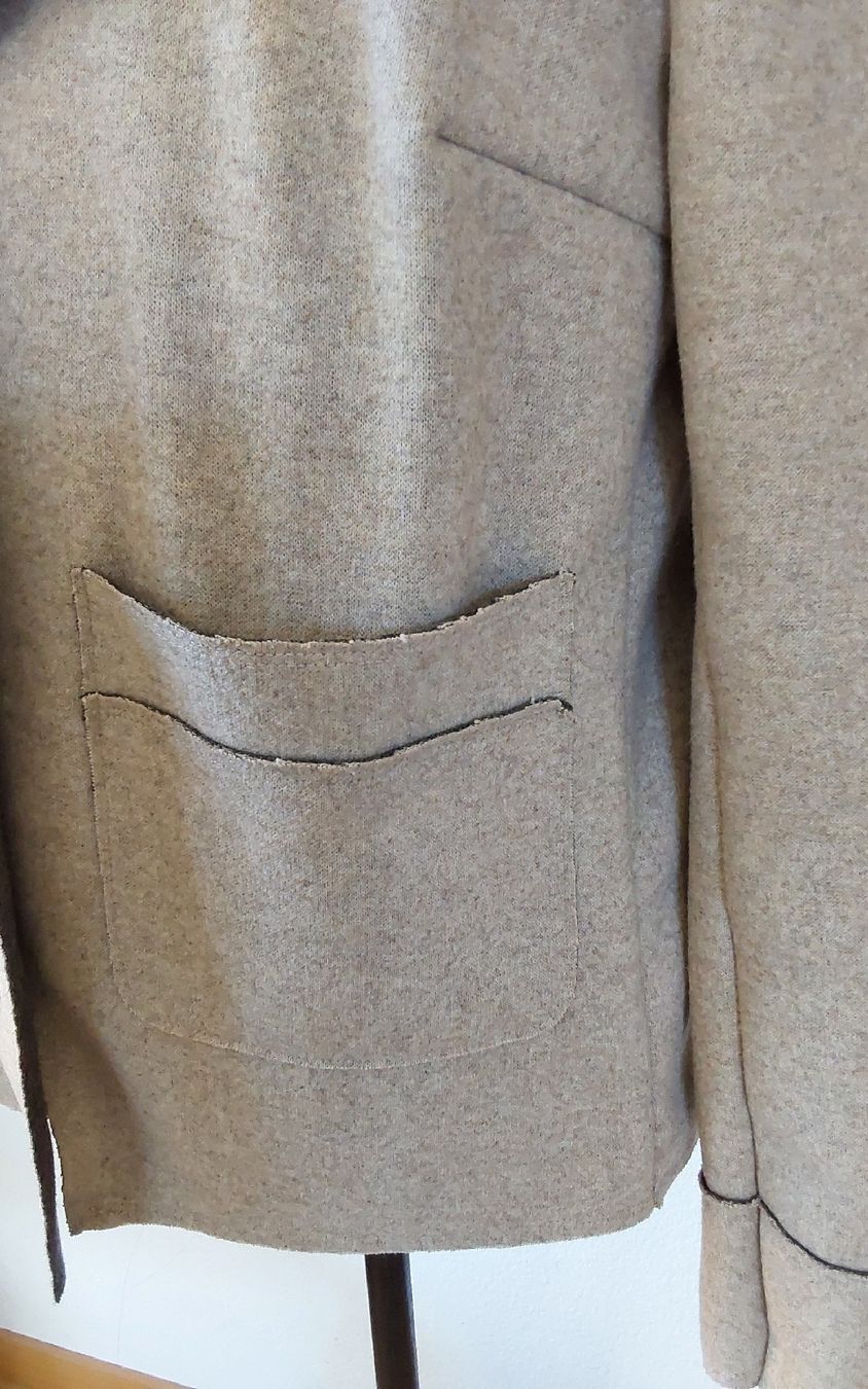 Opus Giacche: Jacke opus 40 mit Wolle beige und grau – Usato da Köniz venduto da scopello12 7