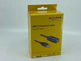 Delock USB 2.0 Kabel, A Stecker auf A Buchse, 10 m, No 82446