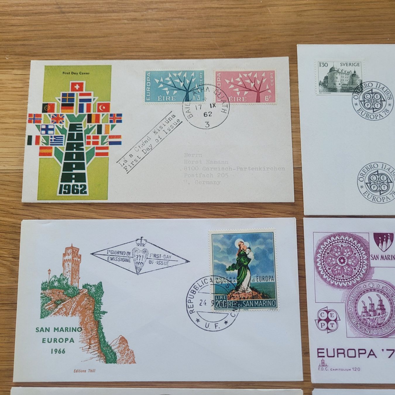 Tutti i francobolli: Lot FDC Europa – Usato da Biel/Bienne venduto da Destockweb 1
