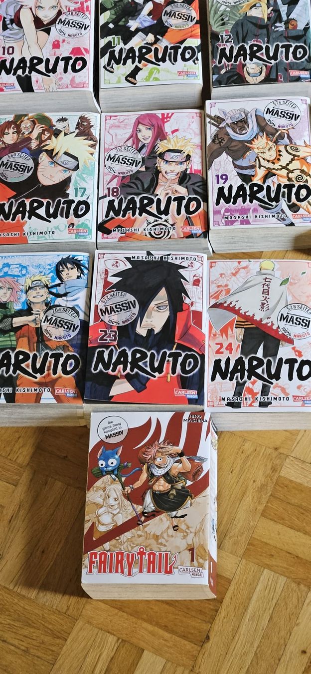 Fumetti: Naruto Massiband 1 - 24 (plus "Fairytail 1")  – Nuovo (secondo la descrizione) da Bolligen venduto da HouseofWild 4