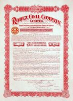 Rodez Coal Company Ltd. - 1912