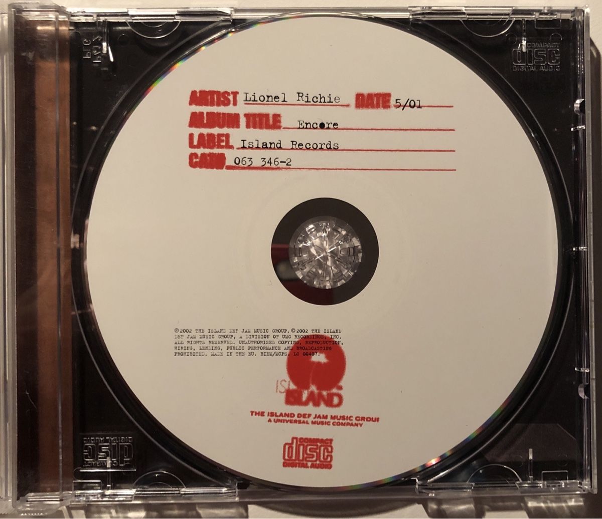 CD: Lionel Richie - Encore, Musik, CD, R&B, RnB – Usato da Hinwil venduto da anj_w882 2