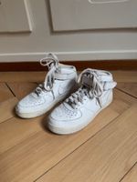 NIKE Air Force 1 Leder Sneaker weiss 36.5