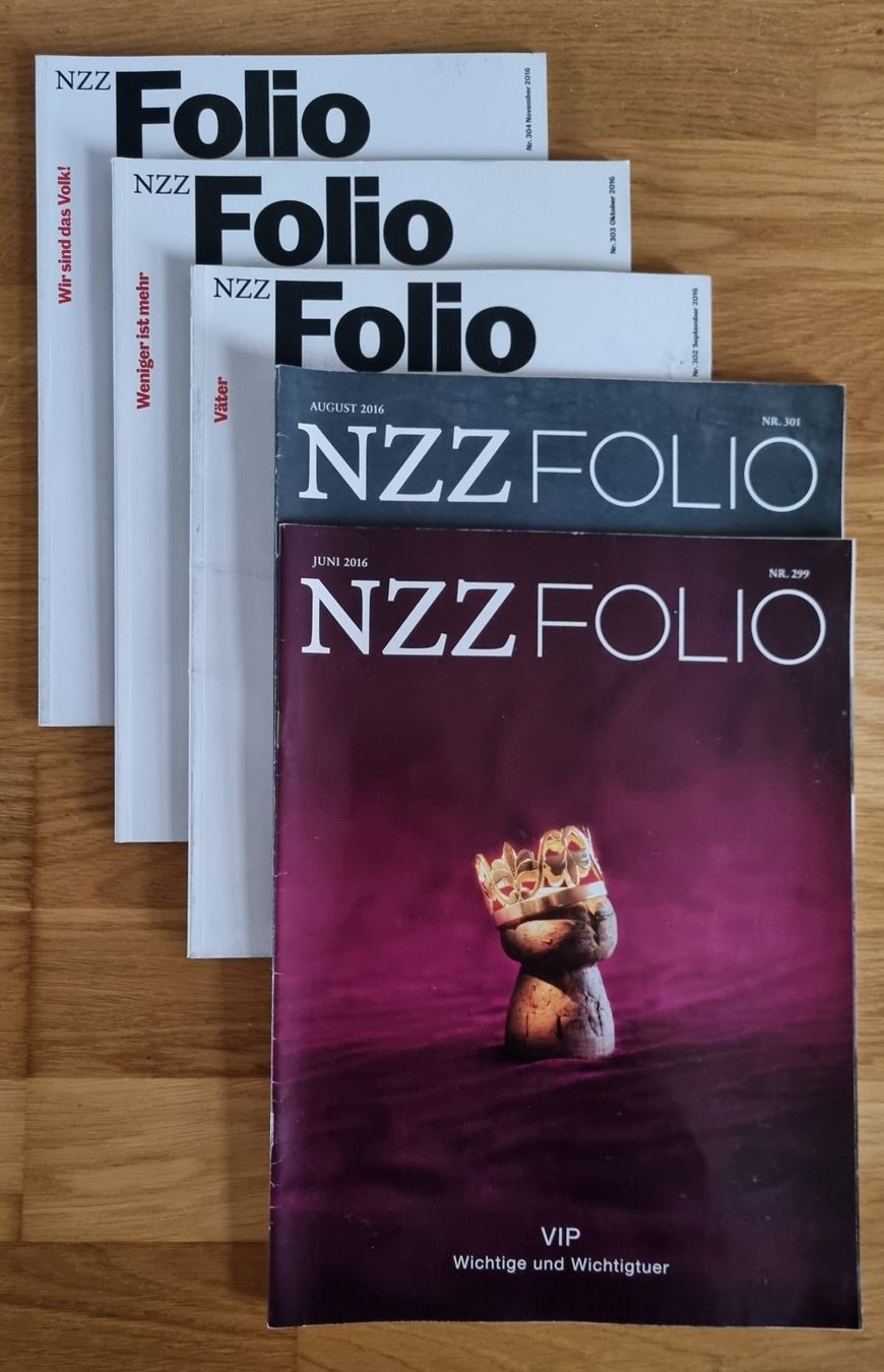 Riviste & Magazine: 5 NZZ Folio von 2016 – Usato da Sutz venduto da Rawypp 1