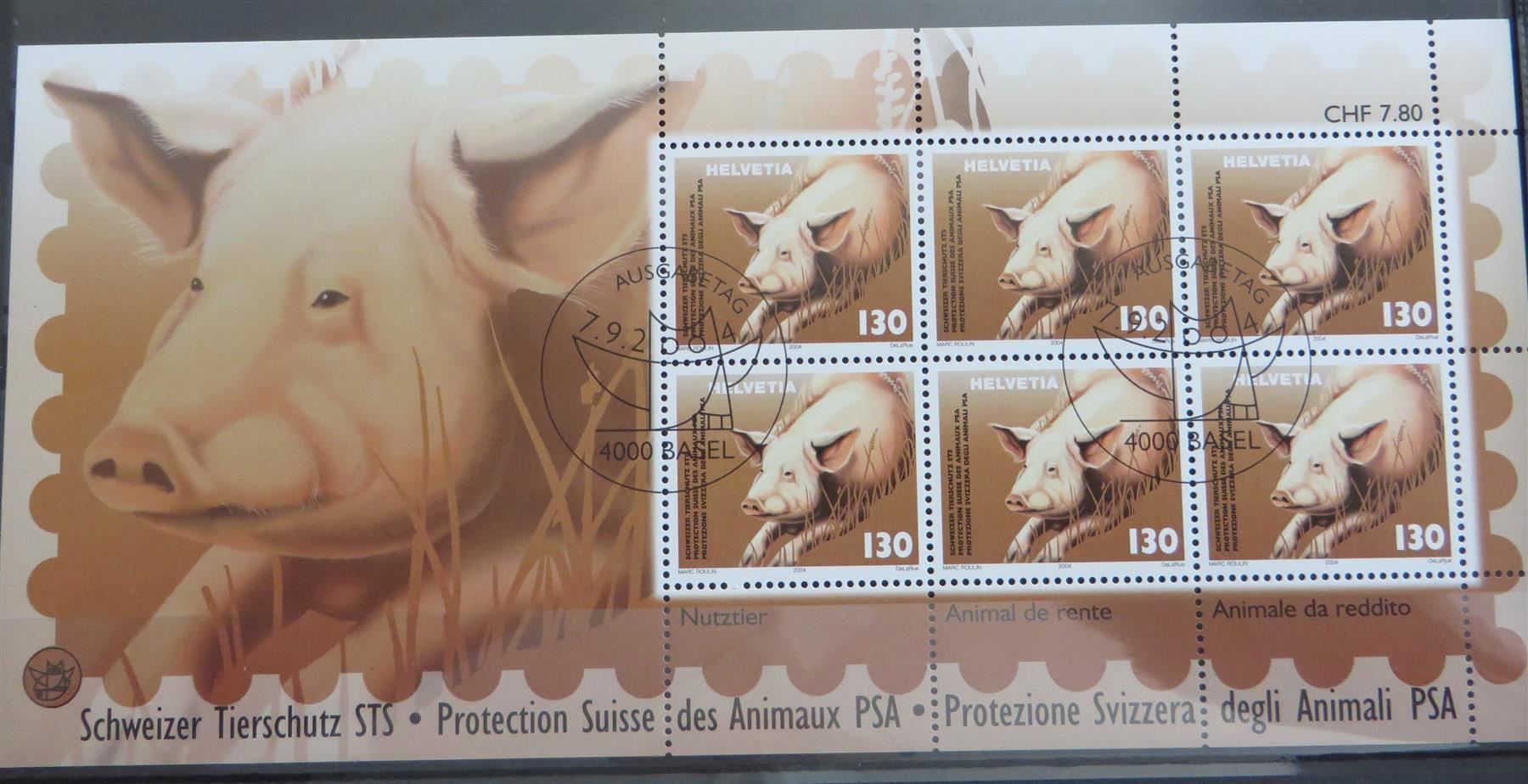 Alle Briefmarken: 2005 Tierschutz STS Ersttag – Gebraucht aus Spiez von Crazyduck 2