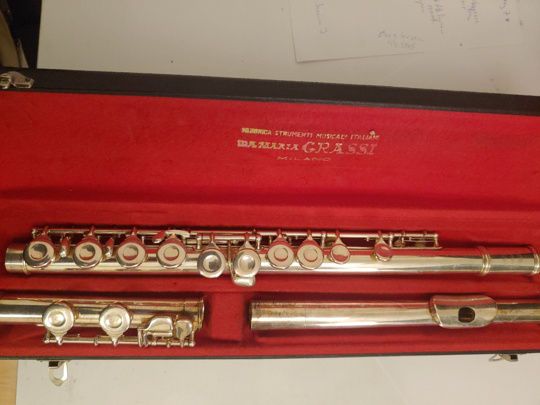 Ida Maria Grassi Musikinstrumente: Flute traversière Ida Maria Grassi – Gebraucht aus Le Grand-Saconnex von jicered