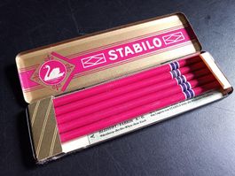 Stabilo Bleistifte Vintage Metallbox Etui