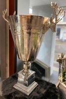 Pokal/Vase/Deko/Hirsch/Fabrikneu/Alu
