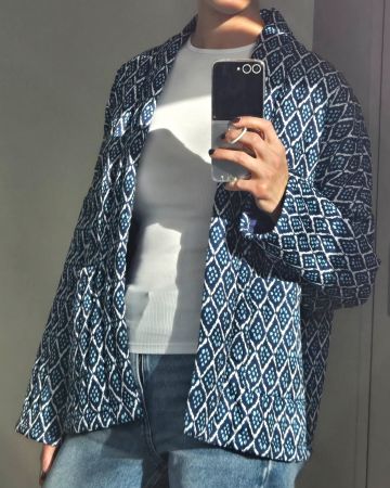 LEICHTE JACKE, BLAU, GRÖSSE M, SEHR GUTER ZUSTAND