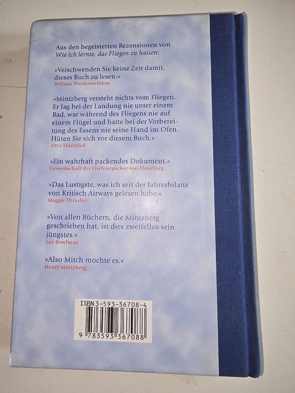 Libri: Das Fliegen zu hassen - Mintzberg – Usato da Oberbüren venduto da Elk2025 1
