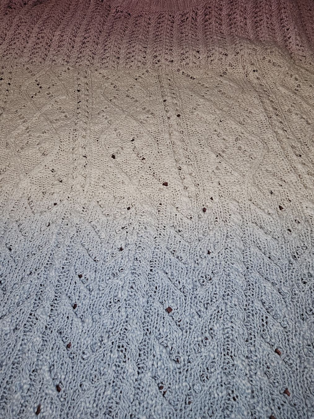 Maglioni & Felpe: Strickpullover mit Farbverlauf, rosa-weiss-blau, XL, NEU – Nuovo (secondo la descrizione) da Heiden venduto da Taronia 2
