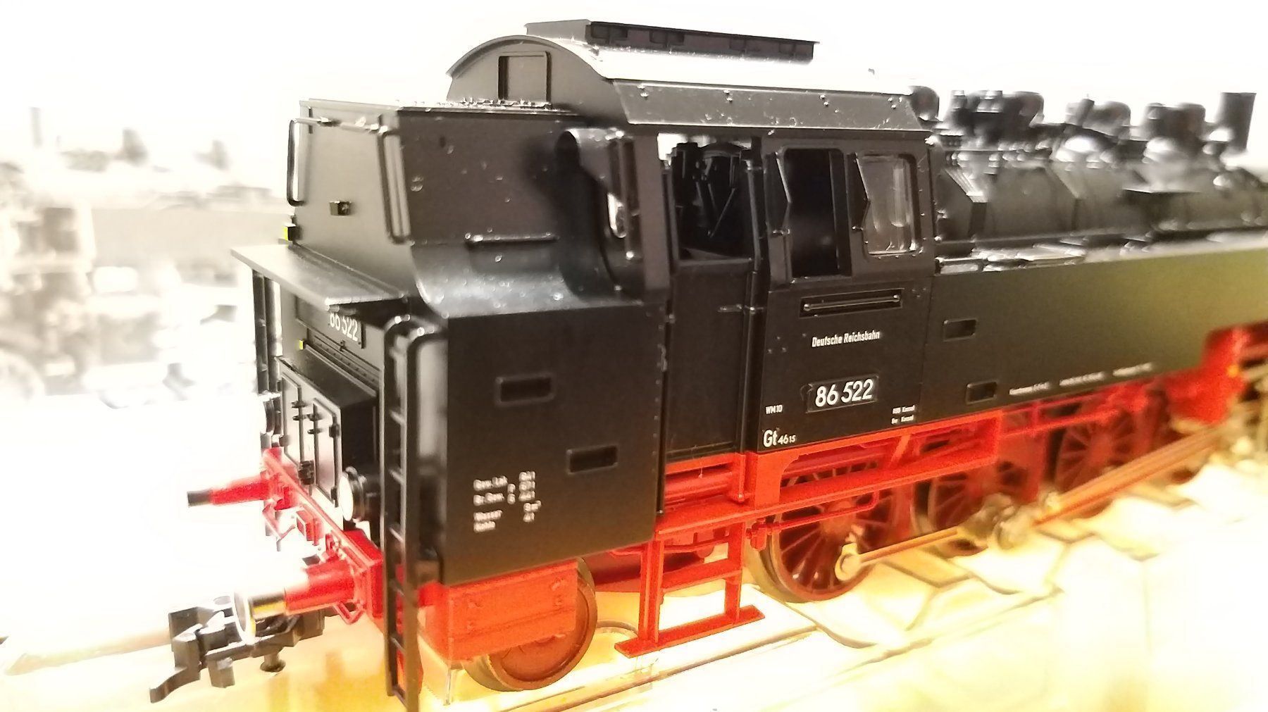 Fleischmann Modellini di ferrovie: Fleischmann - 4-teiliger Dampfzug der DRG, BR 86 mit DSS – Nuovo e nell'imballaggio originale da Rotkreuz venduto da MOBAHN-1zu87 6
