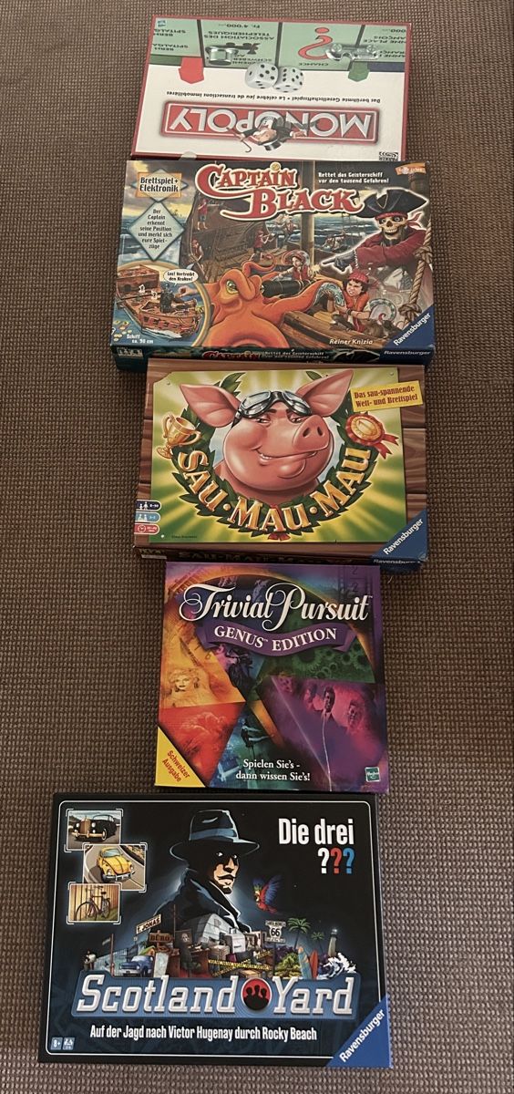 Jeux: 5 diverse Spiele – D'occasion à Winterthur par simi82