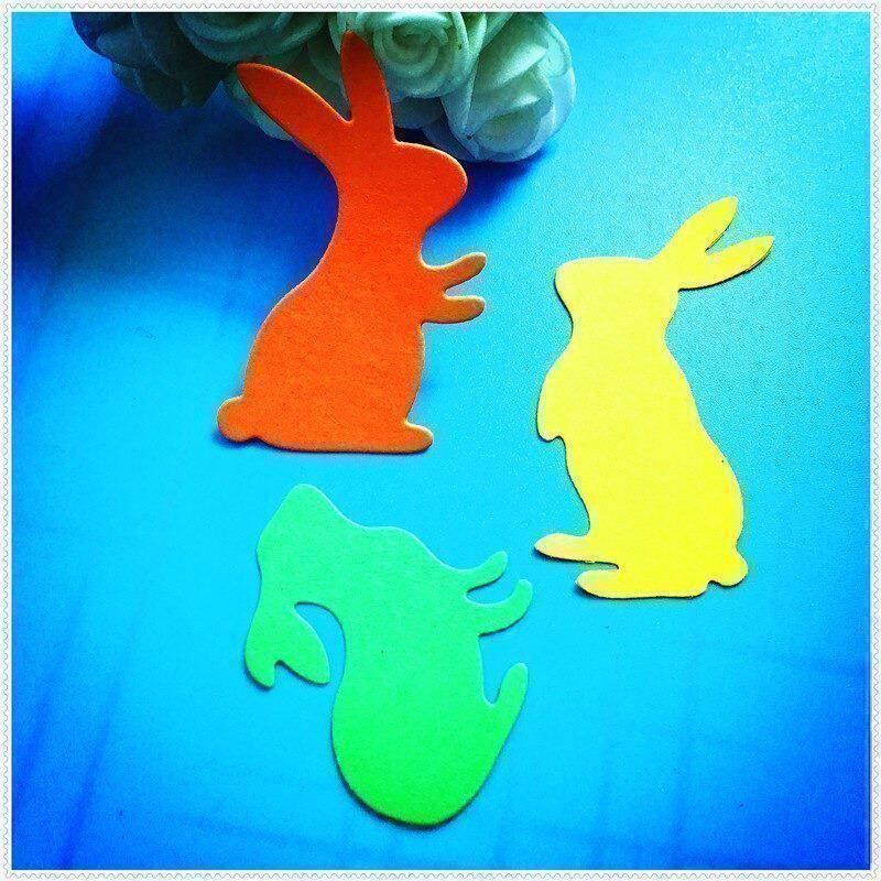 Schablonen: 3 HASEN STANZSCHABLONE – Neu und originalverpackt aus Affoltern am Albis von scrapbooking 3