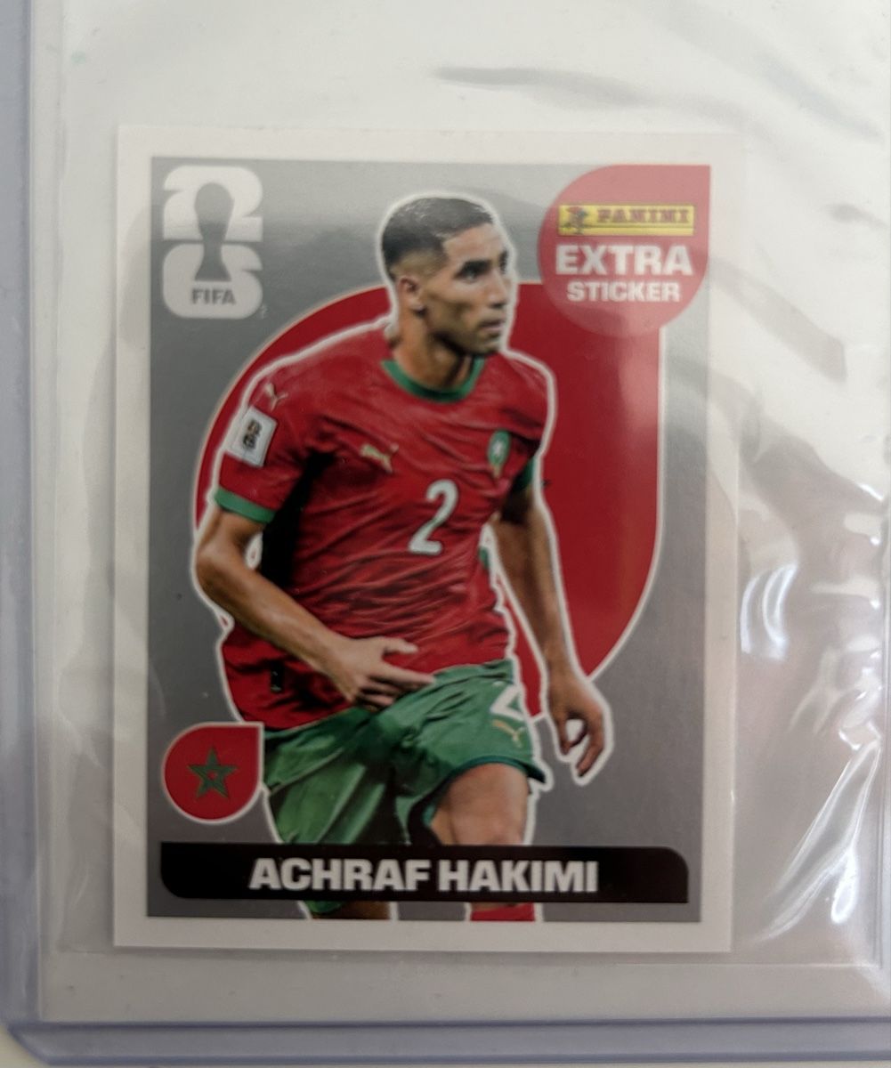 Panini Carte collezionabili: Achraf Hakimi Silber Extra Sticker – Nuovo (secondo la descrizione) da Köniz venduto da Elbofeton