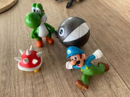 Super Mario Figuren Set, Yoshi, Luigi und Gegner Top!
