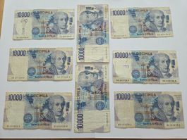Banknoten aus Italien