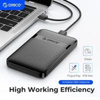 Festplattengehäuse 2,5" SATA USB Typ-C 6Gbit/s Auto-Sleep