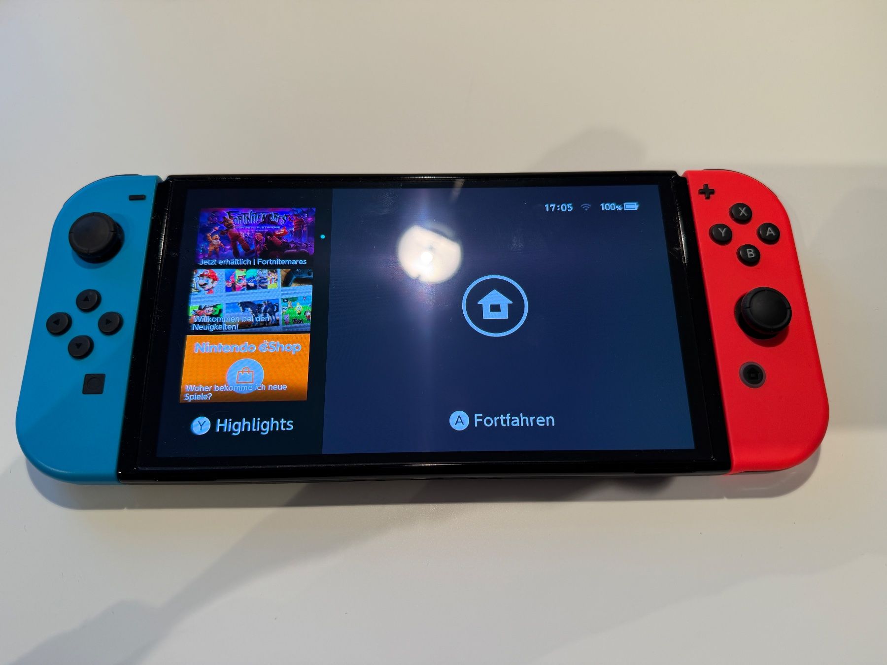 Nintendo Consoles: Switch 1 OLED, 2. Generation mit Controller und Tasche – D'occasion à Arlesheim par Blissitschy 2