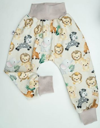 Sweat Pumphose mit Safari Tiere - Gr.86/92 NEU
