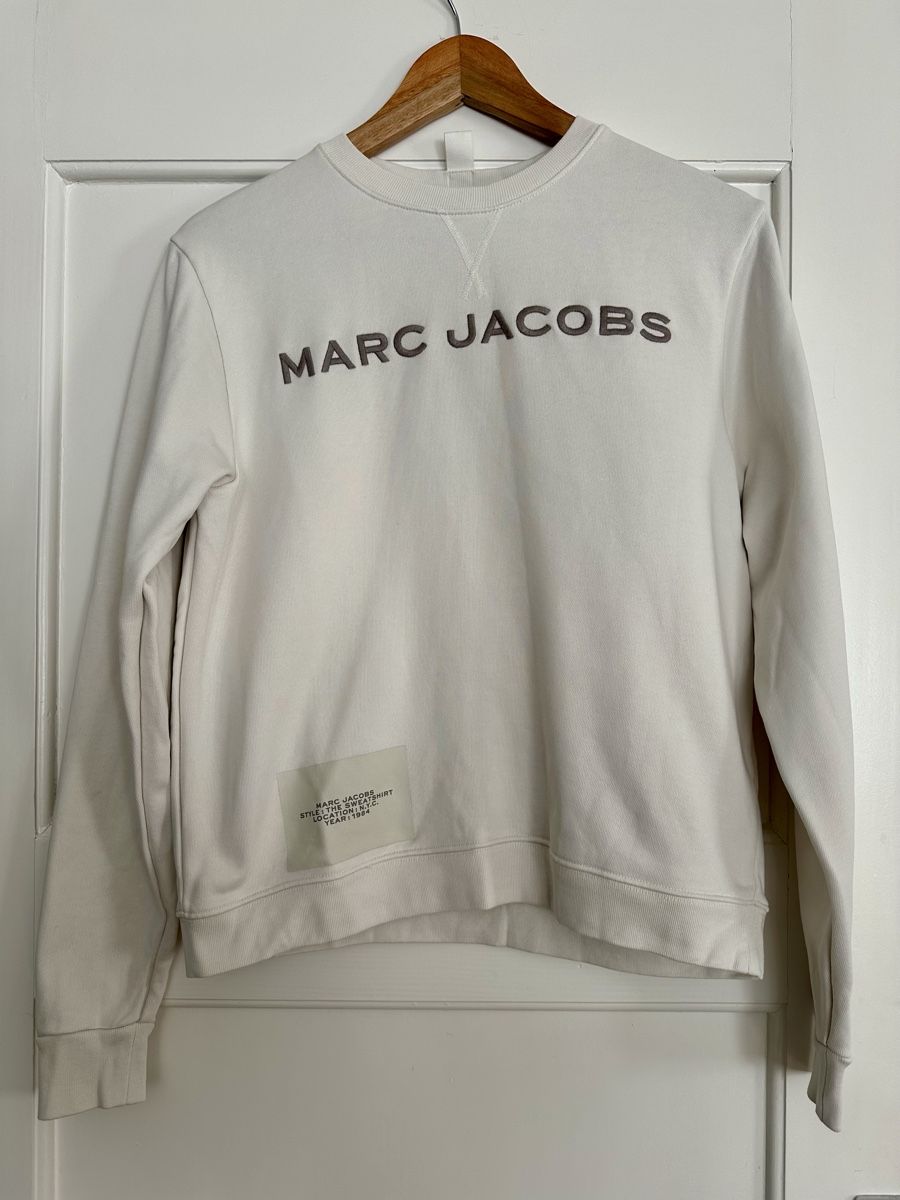 Marc Jacobs Pullover & Sweatshirts: Cream Marc Jacobs sweatshirt size XS - warm & cozy – Neu (gemäss Beschreibung) aus Langnau am Albis von vitaklimova