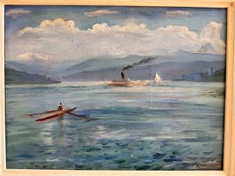 Original CH Alfons Grimm Öl auf Leinwand
