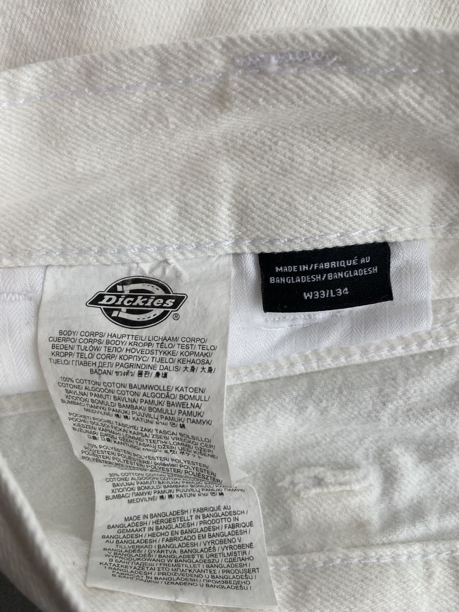 Dickies Hosen: Dickies Worker Hose Workwear Gr. 33/34 weiss – Neu (gemäss Beschreibung) aus Märwil von Flo__ 2