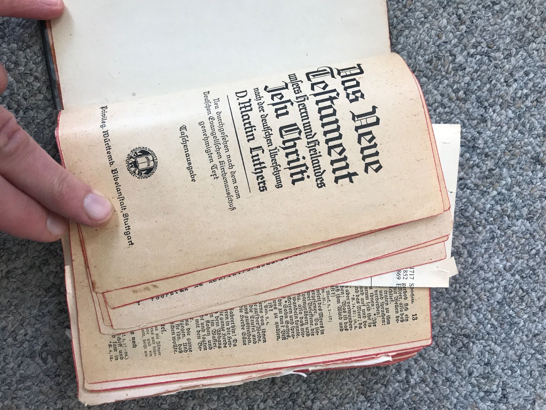 Bücher: Altes neues Testament mit Psalmen – Gebraucht aus Aadorf von luma11 1