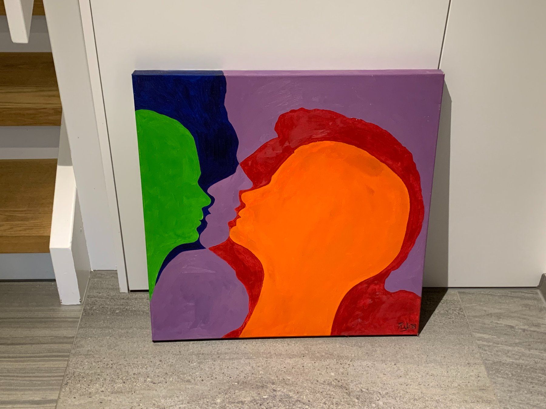Foto & Immagini: Farbenfrohes Kunstwerk – Nuovo (secondo la descrizione) da Horw venduto da Patricia74