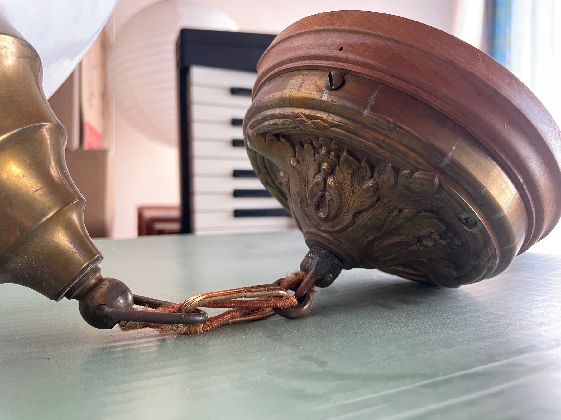 Lampadari & plafoniere: Hängelampe mit Fransen, Jugendstil/Art Déco – Usato da Herrenschwanden venduto da Katja71 1