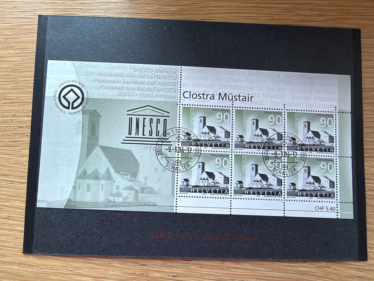Tutti i francobolli: 2 mal Kleinbogen Satz einmal mit Ausgabetag Stempel  – Nuovo (secondo la descrizione) da Murgenthal venduto da Tina_4055 8