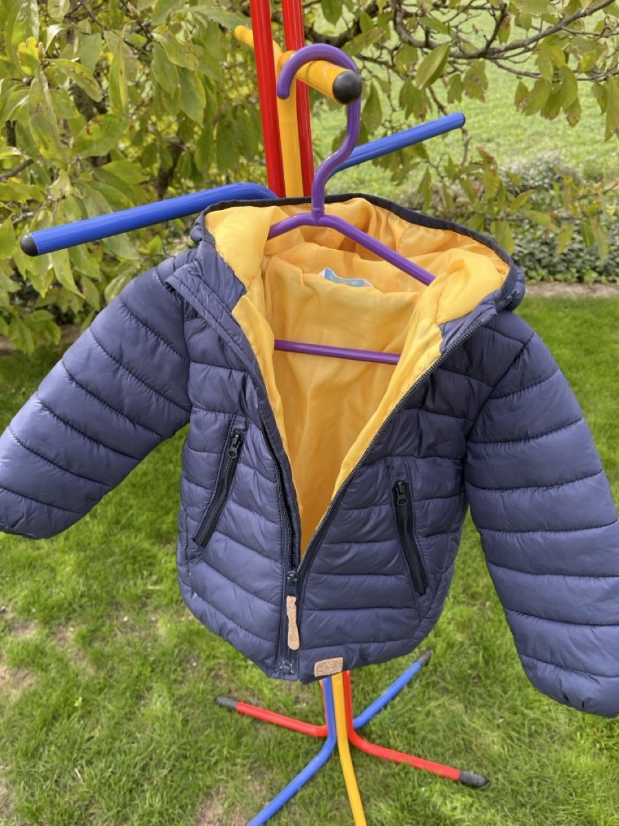Giacche & Cappotti: Kinder Winterjacke Grösse 98 blau – Usato da Bettlach venduto da 1MoriniPlaza 2