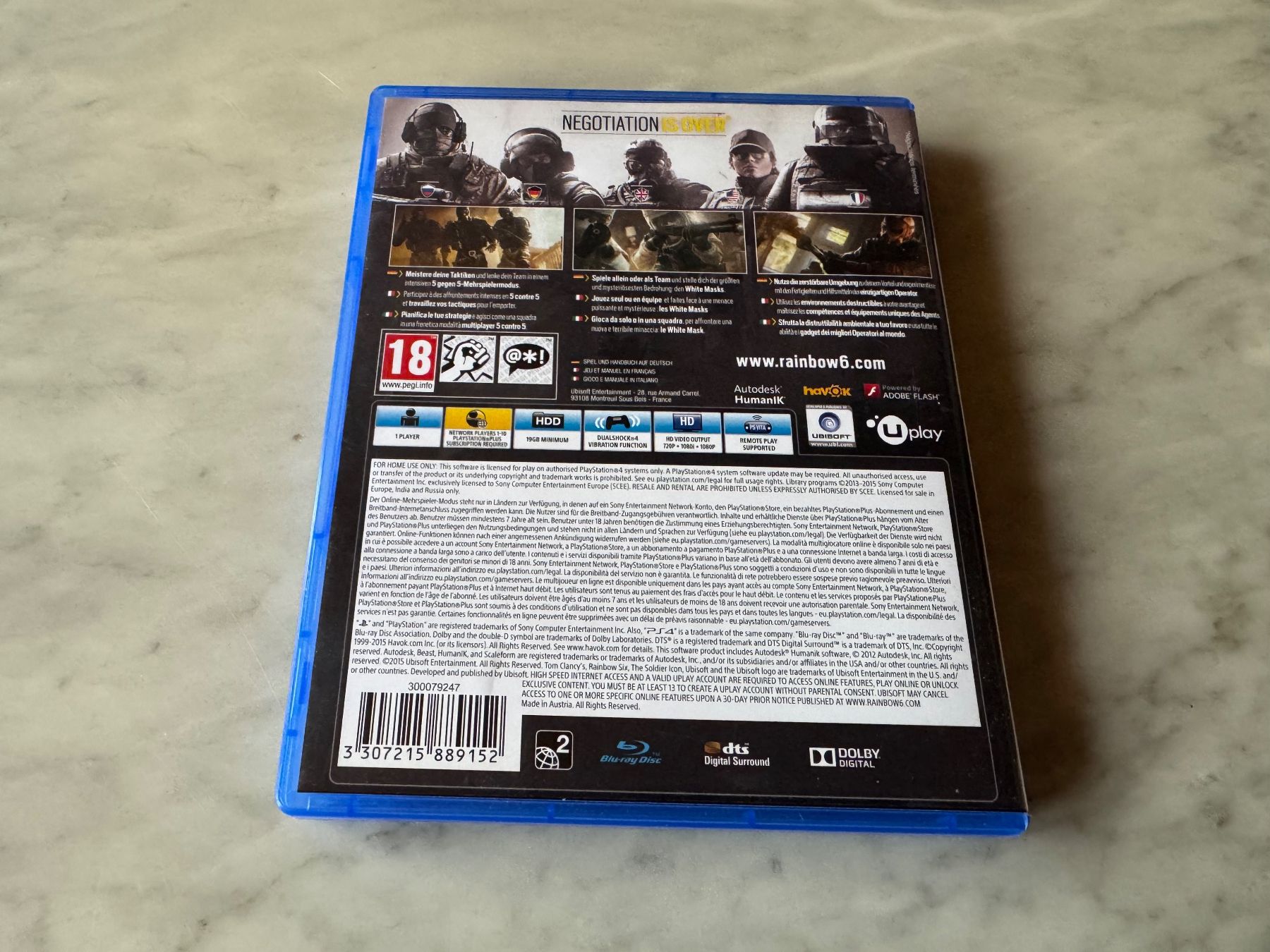 Sony Giochi: RAINBOW SIX SIEGE SPIEL FÜR PS4 – Usato da hägendorf venduto da twilightprincess 2
