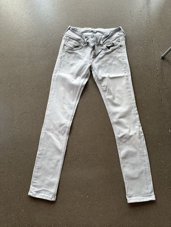 Damen Jeans Pepe London Slim Leg hellgrau Grösse W29