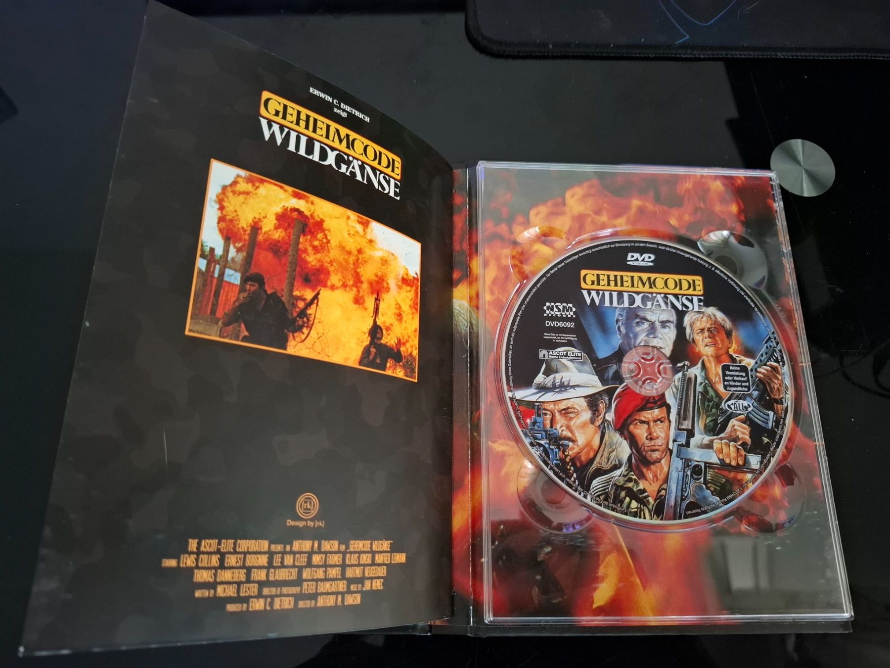 Tutti i DVDs: Geheimcode Wildgänse (Blu-Ray & DVD Mediabook) – Usato da Frauenfeld venduto da Frankenstein01 3