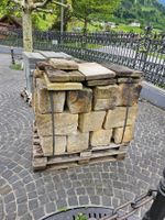 gelbe Sandsteine Mauersteine gross, pro Stück nur Fr. 10.-