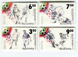 Briefmarken "Fussball". Bulgarien.