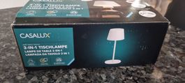 Casalux 3-in-1 Tischlampe weiss NP-RTL-26W neu