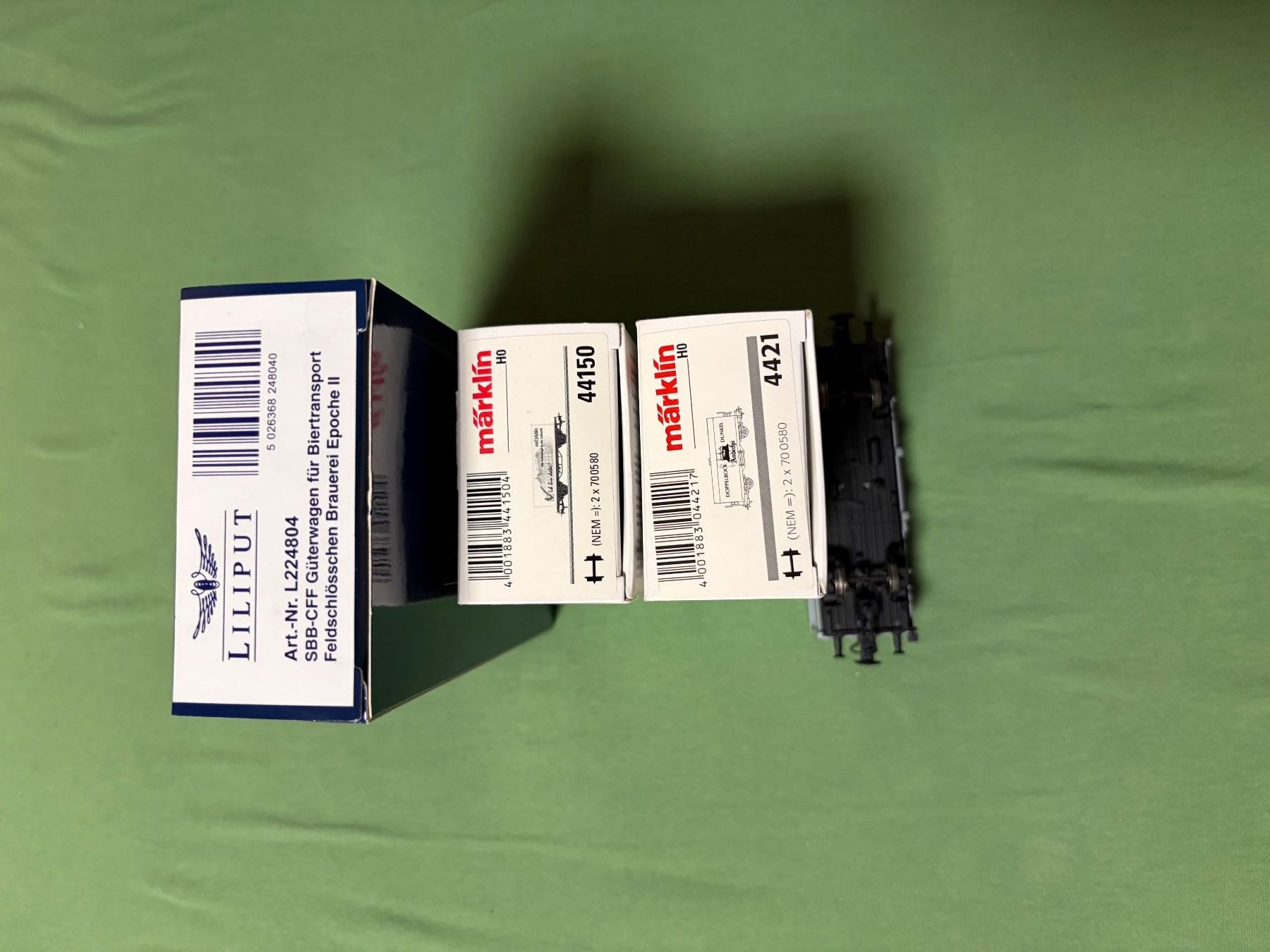 Märklin Modellini di ferrovie: 4 Güterwagen – Nuovo (secondo la descrizione) da Oeschgen venduto da franz9 1